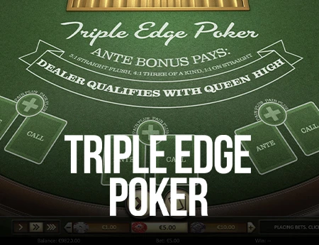 Triple Edge Poker (Three Card Poker)